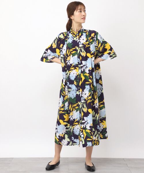 TABASA / タバサ ロング・マキシ丈ワンピース | ボタニカルプリントワンピース | 詳細10