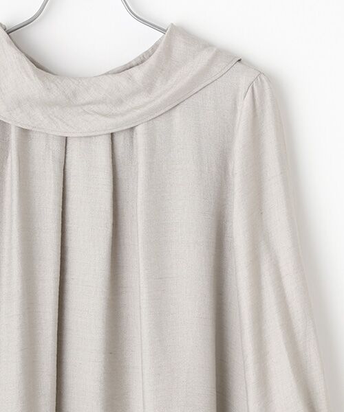 TABASA / タバサ シャツ・ブラウス | ドビーリネンブラウス | 詳細2