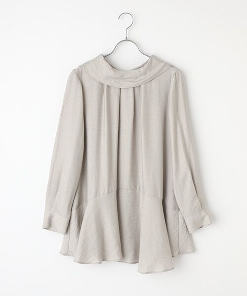 TABASA / タバサ シャツ・ブラウス | ドビーリネンブラウス | 詳細6