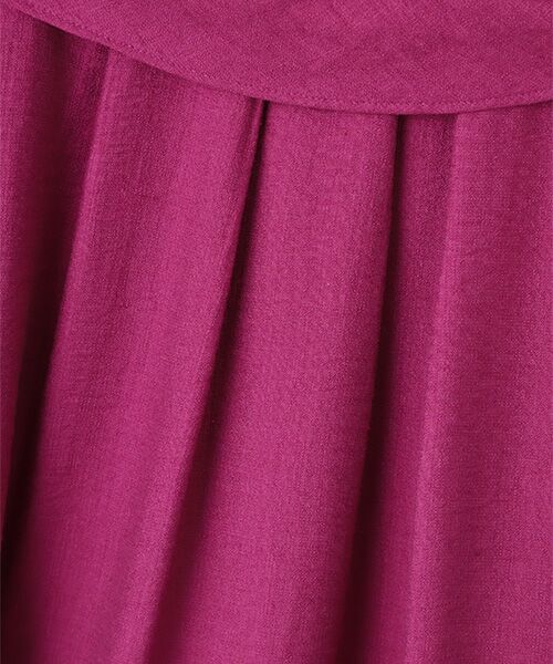 TABASA / タバサ シャツ・ブラウス | ドビーリネンブラウス | 詳細7