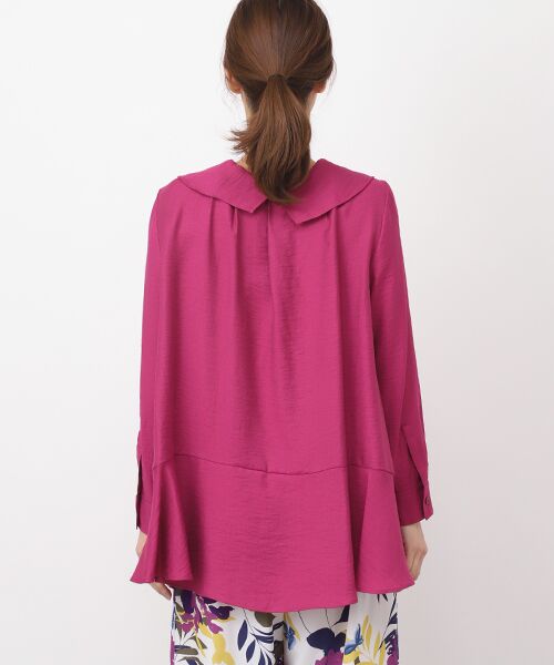 TABASA / タバサ シャツ・ブラウス | ドビーリネンブラウス | 詳細9