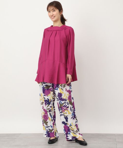 TABASA / タバサ シャツ・ブラウス | ドビーリネンブラウス | 詳細10