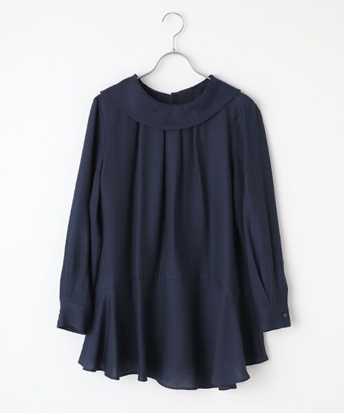 TABASA / タバサ シャツ・ブラウス | ドビーリネンブラウス | 詳細14