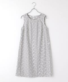 TABASA / タバサ ロング・マキシ丈ワンピース | バイカラーフラワーレースワンピース