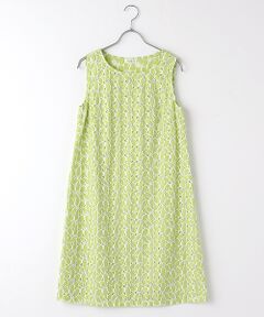 TABASA / タバサ ロング・マキシ丈ワンピース | バイカラーフラワーレースワンピース