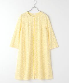 TABASA / タバサ その他アウター | バイカラーフラワーレースコート