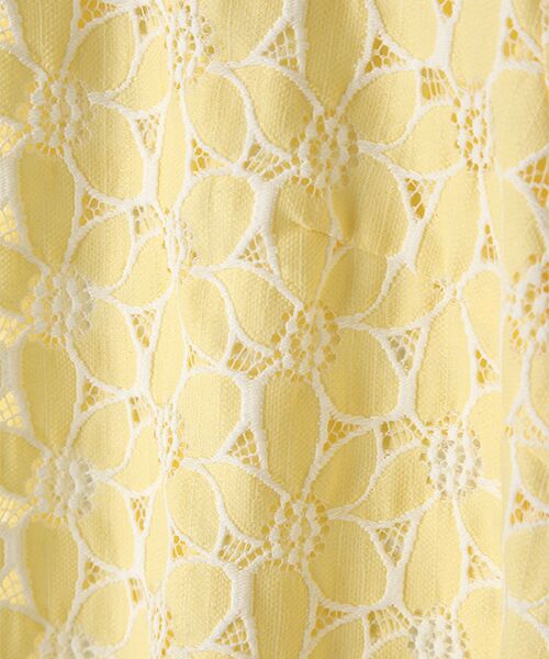 TABASA / タバサ その他アウター | バイカラーフラワーレースコート | 詳細1