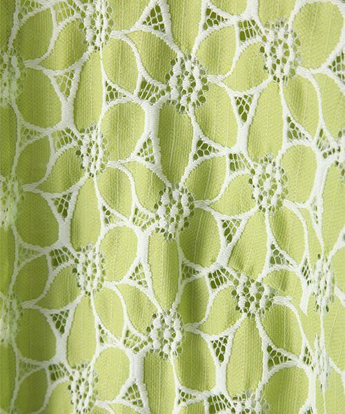 TABASA / タバサ その他アウター | バイカラーフラワーレースコート | 詳細7