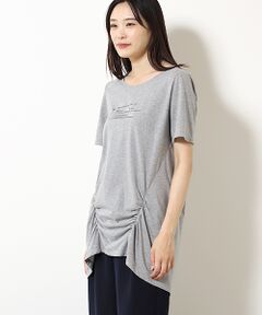 TABASA / タバサ チュニック | ペンシルメッセージプリントチュニック