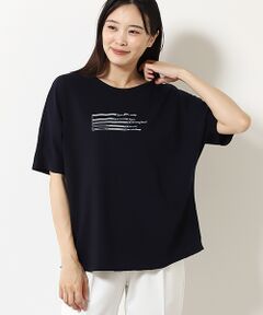 ペンシルメッセージプリントTシャツ