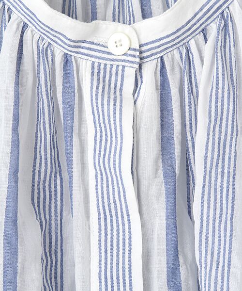 TABASA / タバサ チュニック | シャーリングストライプチュニック | 詳細4