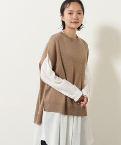 TABASA / タバサ ベスト | ウールブレンドニットベスト