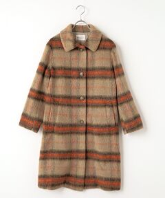 TABASA / タバサ その他アウター | シャギーチェックコート