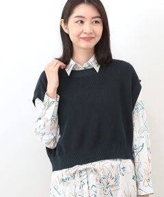 TABASA / タバサ リネンドレープジレ セール】 リネンドレープジレ （ベスト）｜TABASA / タバサ