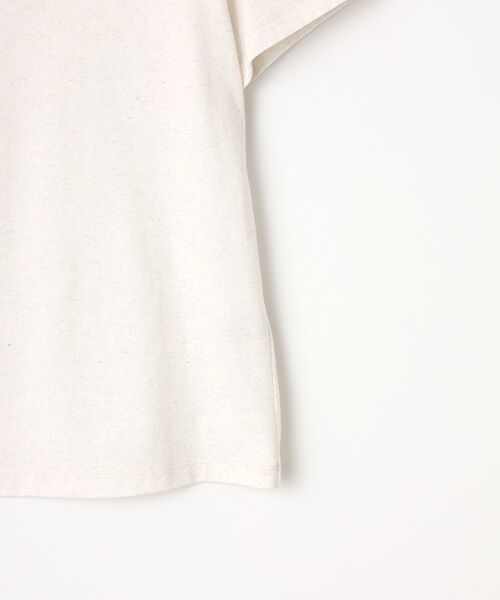 TABASA / タバサ Tシャツ | Re PAPAS PROJECT パンジー刺繍Tシャツ | 詳細3