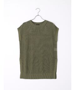 TABASA / タバサ ベスト | ハイツイストコットンメッシュベスト