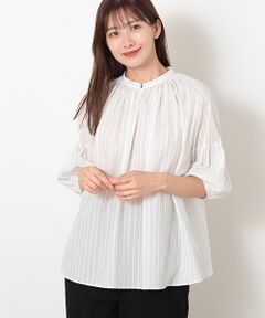 TABASA / タバサ シャツ・ブラウス | ボイルドビーストライプブラウス