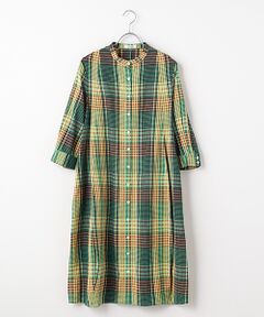 TABASA / タバサ ロング・マキシ丈ワンピース | マドラス風チェックワンピース