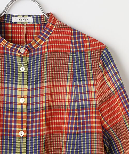 TABASA / タバサ ロング・マキシ丈ワンピース | マドラス風チェックワンピース | 詳細2