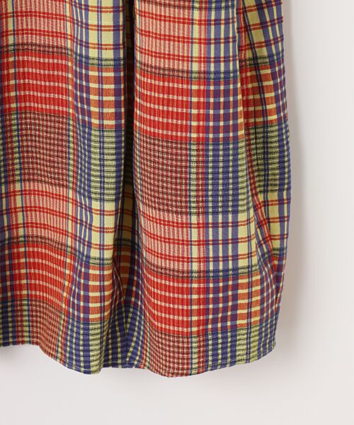 TABASA / タバサ ロング・マキシ丈ワンピース | マドラス風チェックワンピース | 詳細4