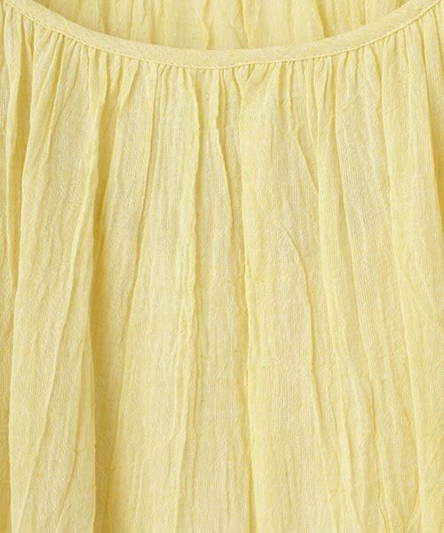 TABASA / タバサ ロング・マキシ丈ワンピース | 綿麻先染めボイルワッシャーワンピース | 詳細1