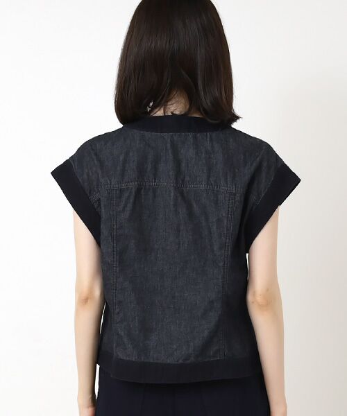 TABASA / タバサ ベスト | 6.5ozムラ糸デニムベスト | 詳細7