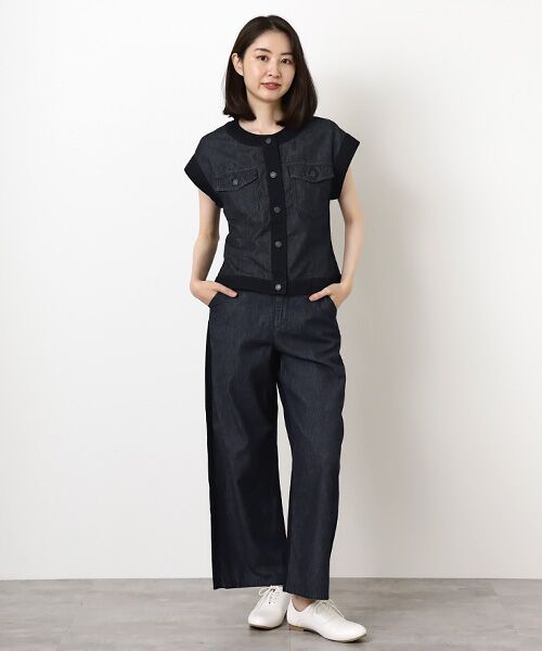 TABASA / タバサ ベスト | 6.5ozムラ糸デニムベスト | 詳細8