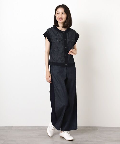 TABASA / タバサ ベスト | 6.5ozムラ糸デニムベスト | 詳細9