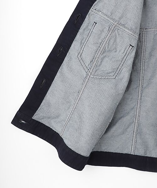 TABASA / タバサ ベスト | 6.5ozムラ糸デニムベスト | 詳細4