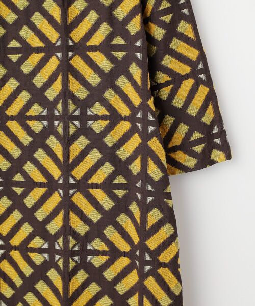 TABASA / タバサ ロング・マキシ丈ワンピース | モザイクジャガードワンピース | 詳細3