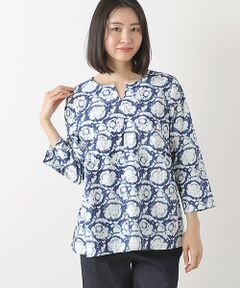 TABASA / タバサ シャツ・ブラウス | インクフラワープリントブラウス