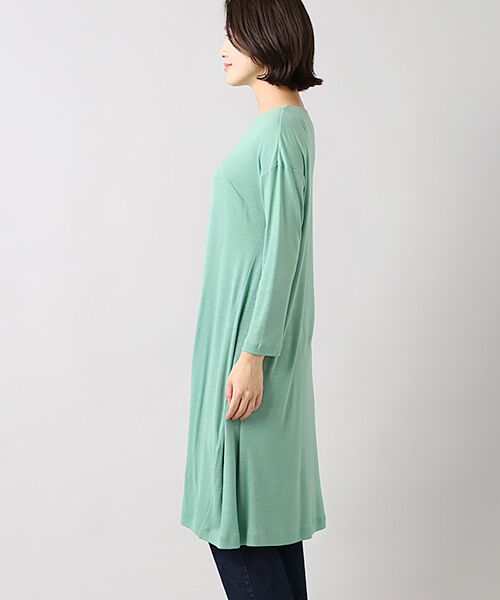 TABASA / タバサ ロング・マキシ丈ワンピース | ウールフライスワンピース | 詳細3