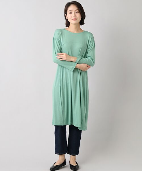 TABASA / タバサ ロング・マキシ丈ワンピース | ウールフライスワンピース | 詳細5