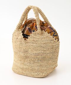 TABASA / タバサ かごバック | カラーラフィアバッグ