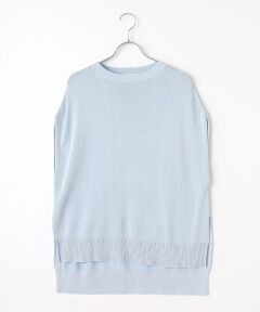 TABASA / タバサ ベスト | きれいめ天竺ニットベスト