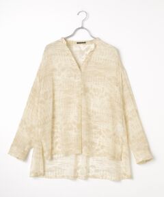 TABASA / タバサ シャツ・ブラウス | シフォン×アブストラクトプリントブラウス