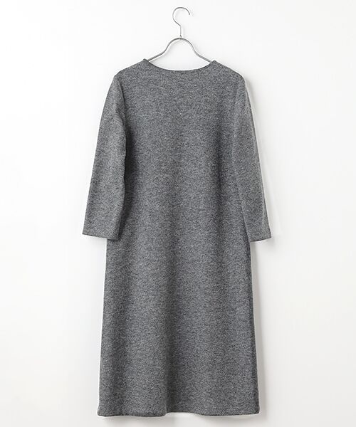 TABASA / タバサ ロング・マキシ丈ワンピース | 圧縮ブークレーワンピース | 詳細1