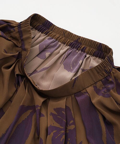 TABASA / タバサ ロング・マキシ丈スカート | フラワープリントスカート | 詳細4