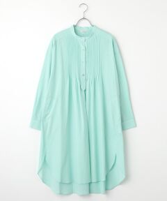 TABASA / タバサ チュニック | ワッシャーローンバンドカラーチュニック