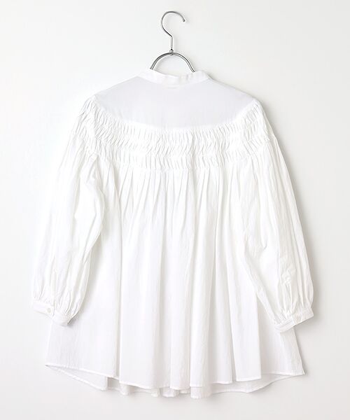 TABASA / タバサ シャツ・ブラウス | ワッシャーローン求心ヨークブラウス | 詳細1