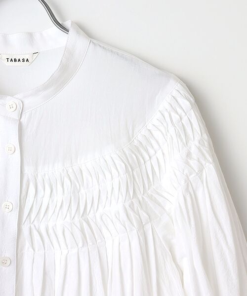 TABASA / タバサ シャツ・ブラウス | ワッシャーローン求心ヨークブラウス | 詳細2