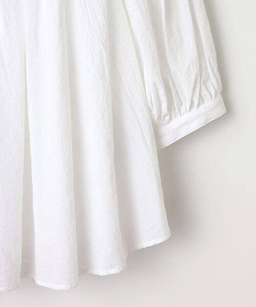 TABASA / タバサ シャツ・ブラウス | ワッシャーローン求心ヨークブラウス | 詳細3