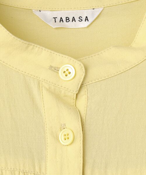 TABASA / タバサ シャツ・ブラウス | ワッシャーローン求心ヨークブラウス | 詳細5