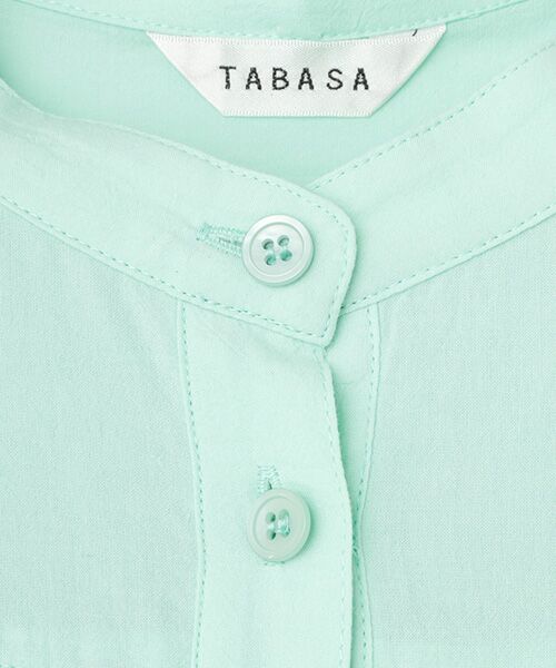 TABASA / タバサ シャツ・ブラウス | ワッシャーローン求心ヨークブラウス | 詳細6