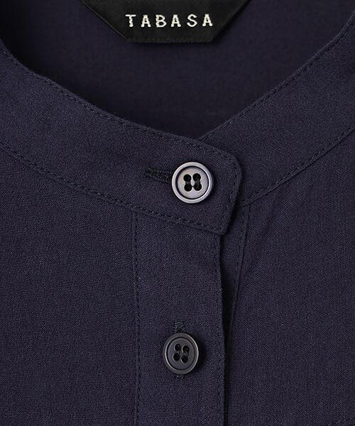 TABASA / タバサ シャツ・ブラウス | ワッシャーローン求心ヨークブラウス | 詳細7