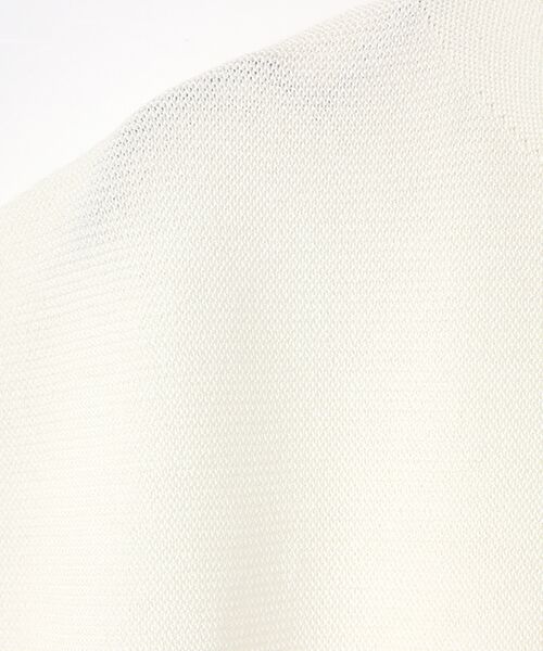 TABASA / タバサ ベスト | コットン/アセテート天竺スリーブレスセーター | 詳細1