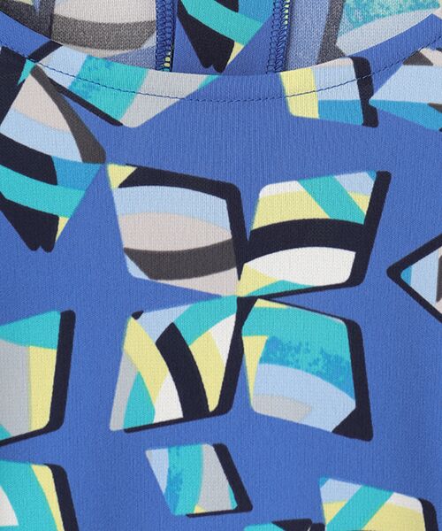 TABASA / タバサ ロング・マキシ丈スカート | スムース×幾何フラワープリントワンピース | 詳細13