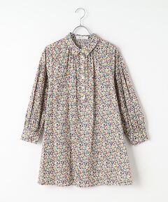TABASA / タバサ チュニック | コットンスラブローン×プチフラワープリントチュニック