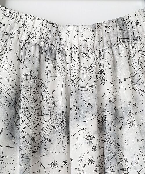 TABASA / タバサ ロング・マキシ丈スカート | ローン×星座プリントスカート | 詳細5