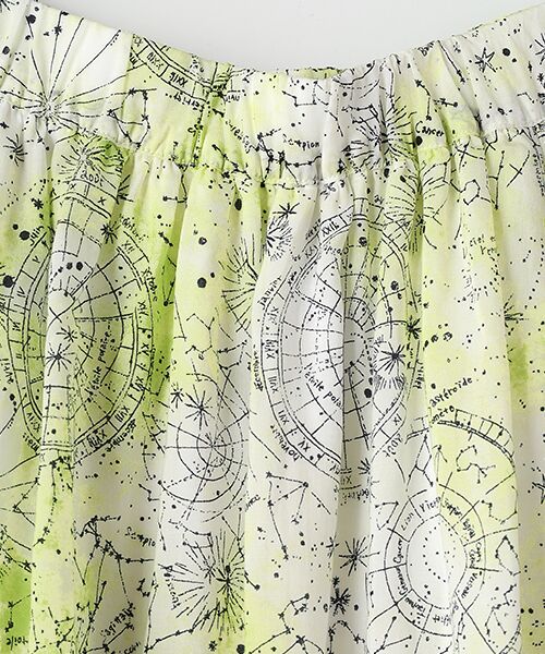 TABASA / タバサ ロング・マキシ丈スカート | ローン×星座プリントスカート | 詳細7